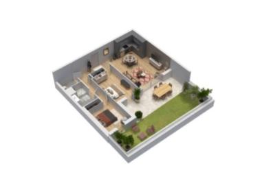 Terrasses de la rive TR3 programme neuf Inzinzac-Lochrist
