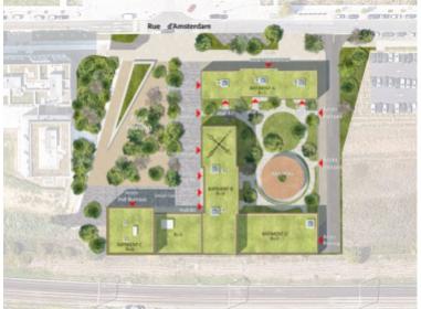 Montévrain programme neuf  Le Jardin d'Amsterdam