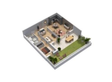 Terrasses de la rive TR3 programme neuf Inzinzac-Lochrist
