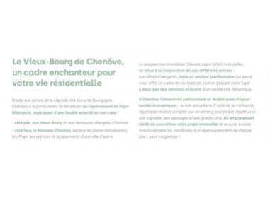 Chenôve programme neuf  Celeste
