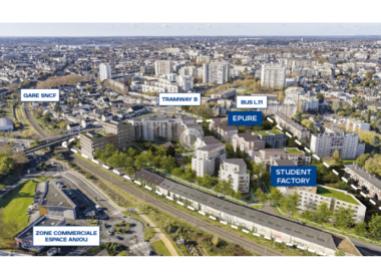 Logement neuf Angers : Student Factory Angers - Montaigne