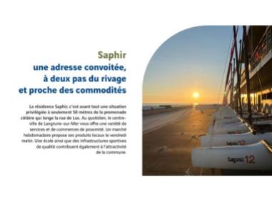 Projet immobilier Langrune-sur-Mer : Saphir