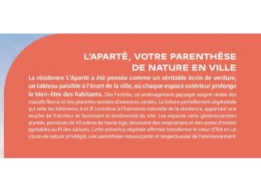 Amiens programme neuf  L'Aparté